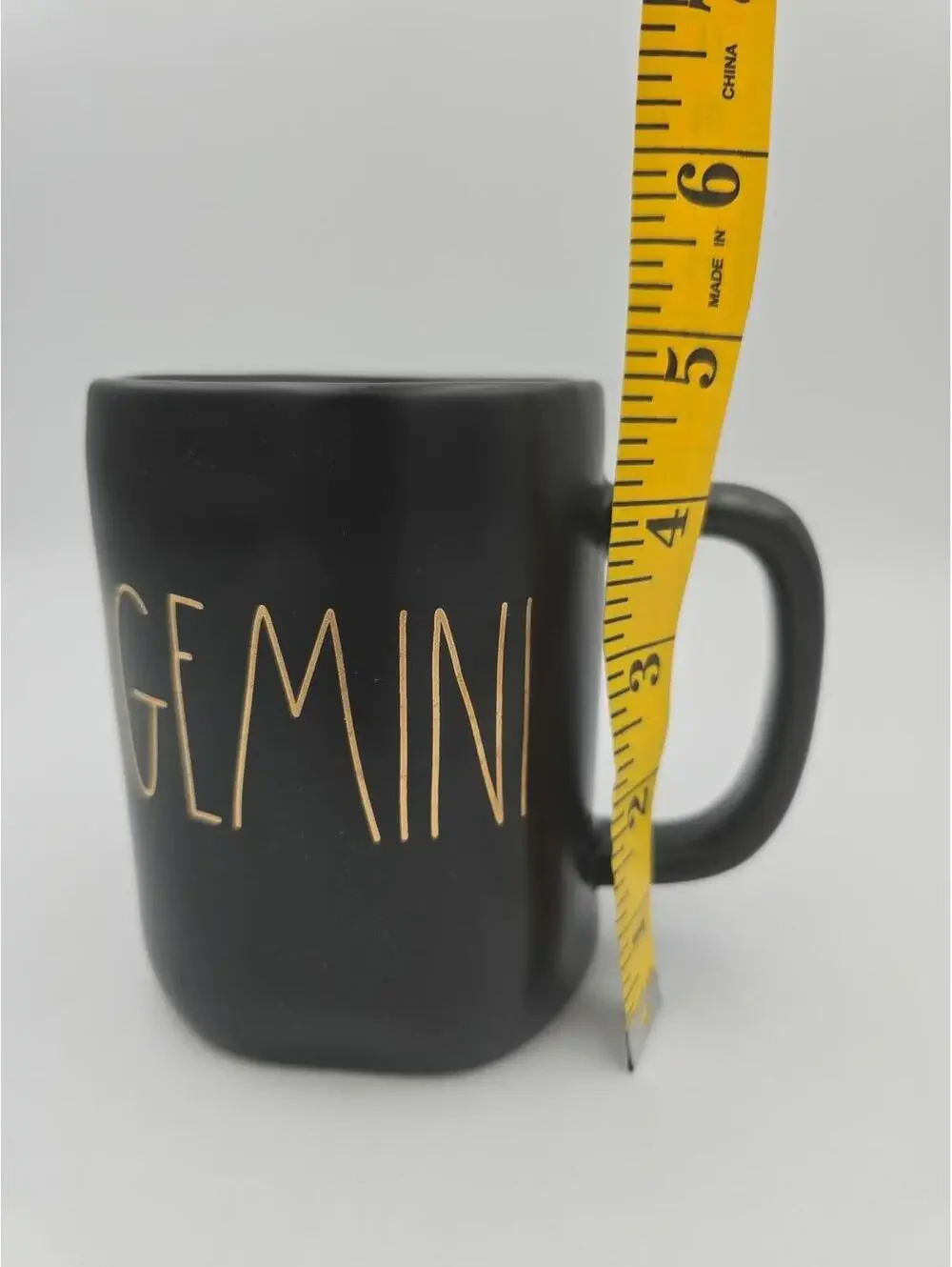 Rae Dunn Black Gemini Zodiac Sign Mug
